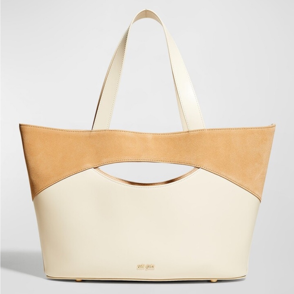 Cult Gaia Two-Tone Tote Bag